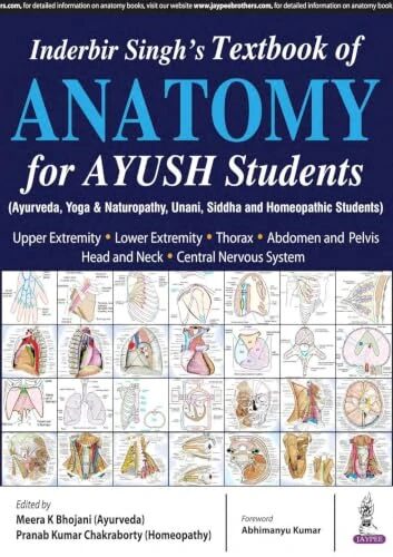 Inderbir Singh’s Textbook of Anatomy for AYUSH Students (Ayurveda, Yoga And Naturopathy, Unani, Siddha and Homeopathic Students)