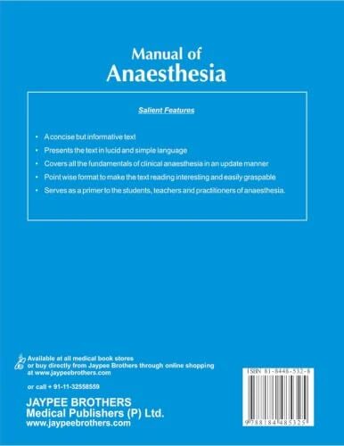 Manual of Anaesthesia