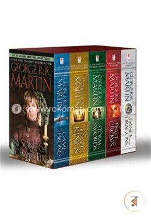 A Game of Thrones, A Clash of Kings, A Storm of Swords, A Feast of Crows, A Dance with Dragons