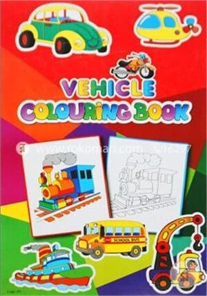 Vehicle Colouring Book