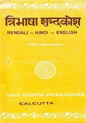 ত্রিভাষিক অভিধান (বেঙ্গলী-হিন্দি-ইংলিশ)