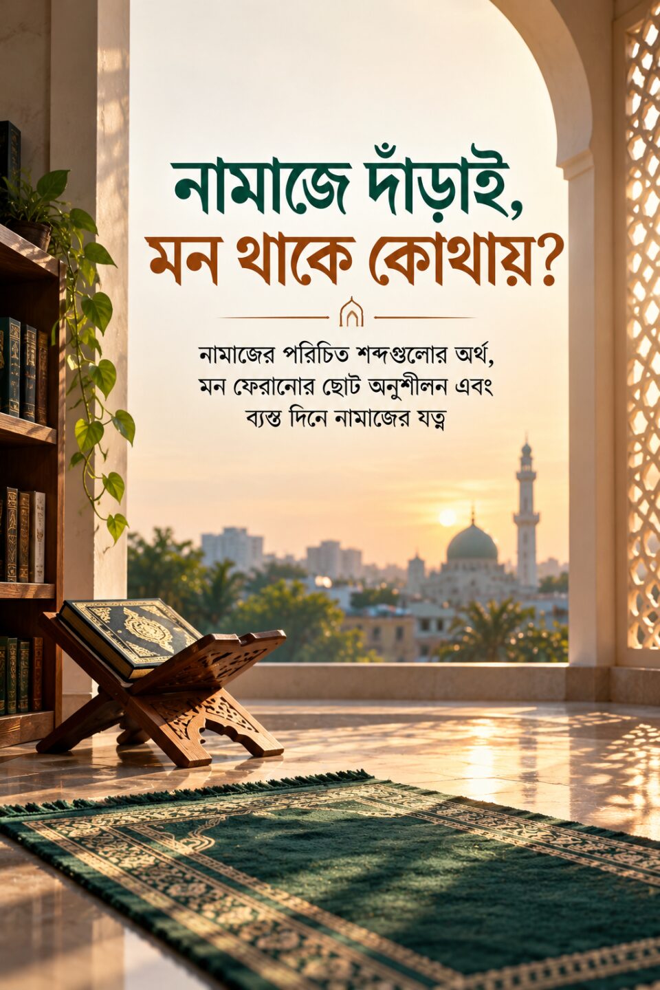 নামাজে দাঁড়াই, মন থাকে কোথায়?