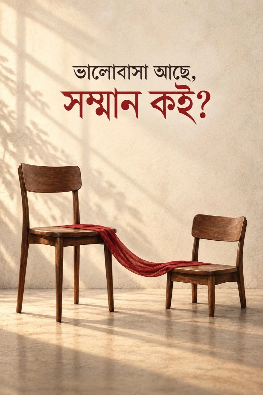 ভালোবাসা আছে, সম্মান কই?