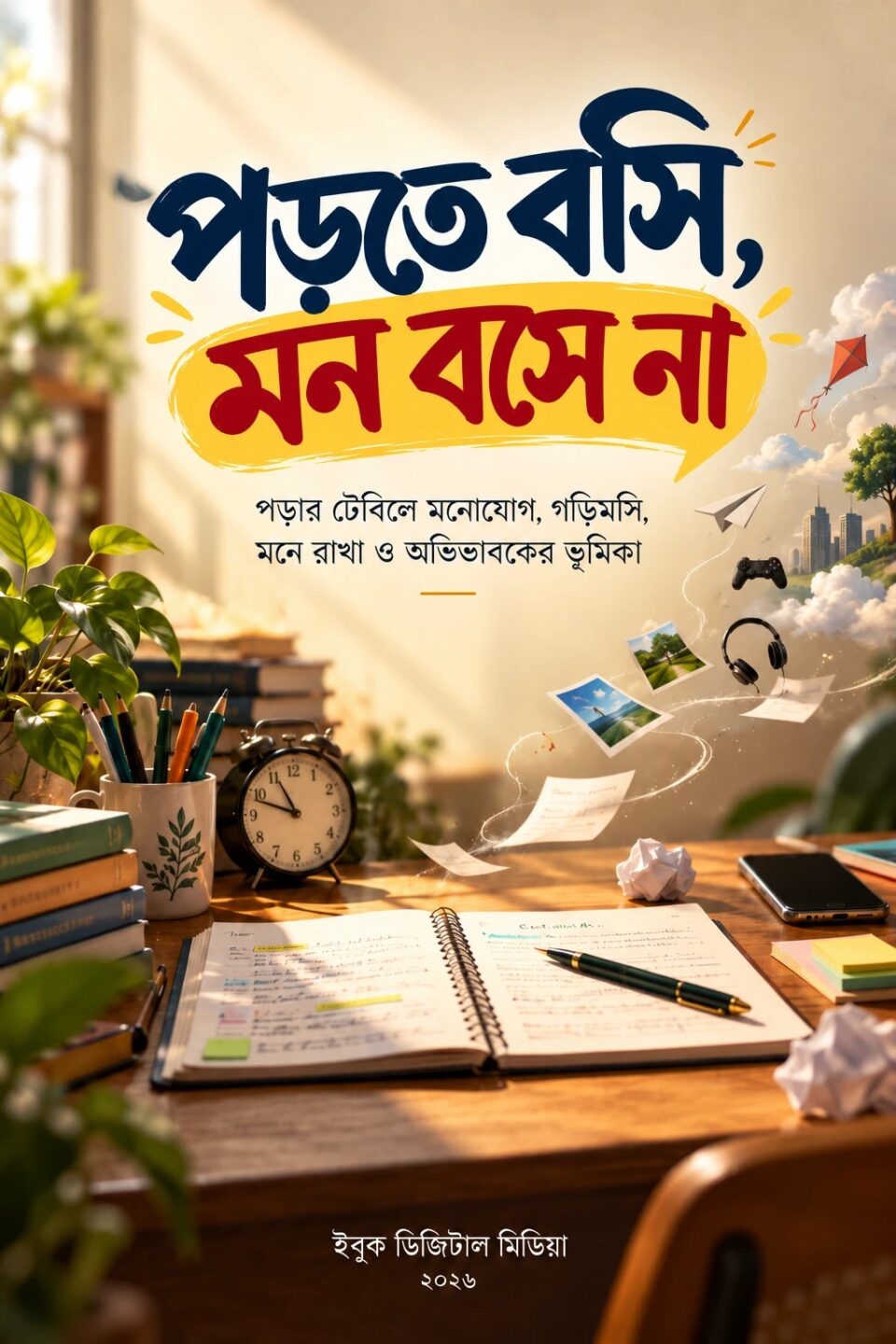 পড়তে বসি, মন বসে না